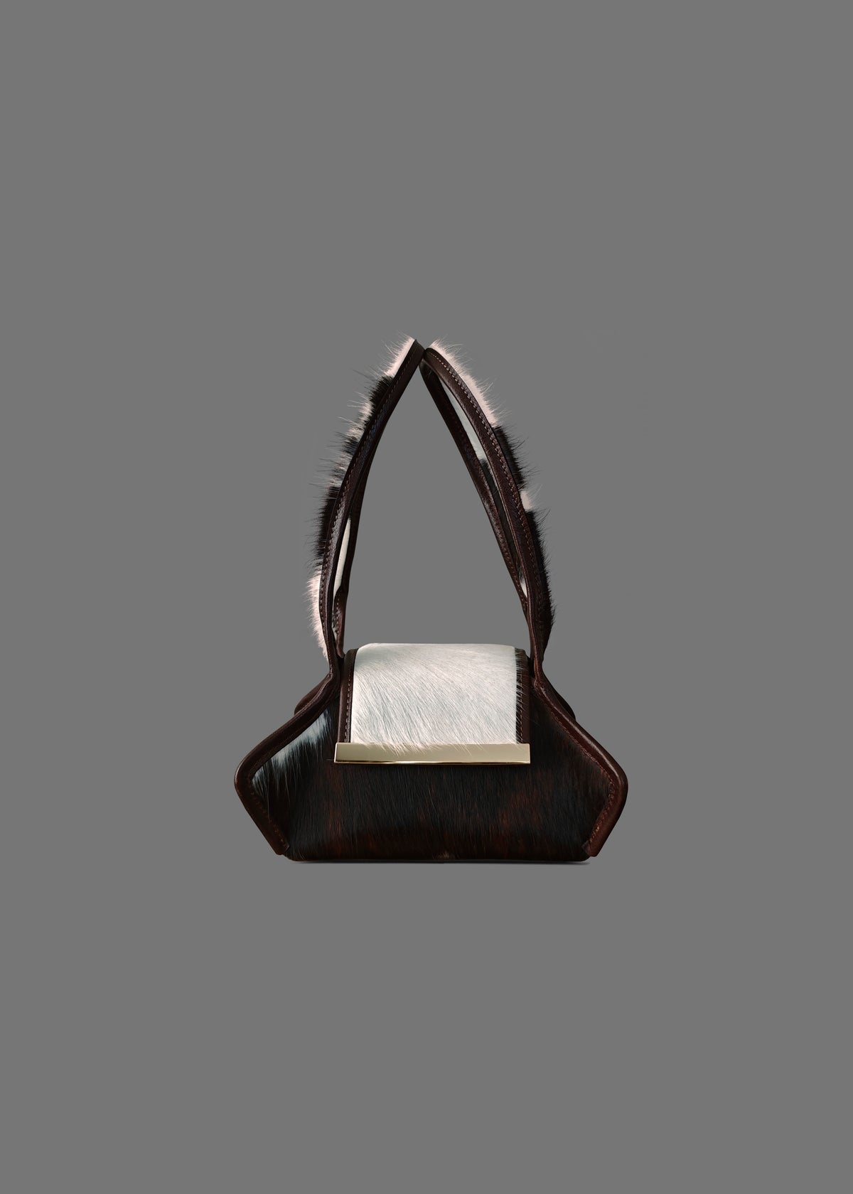 Swing Pony Hair Leather Hand Bag