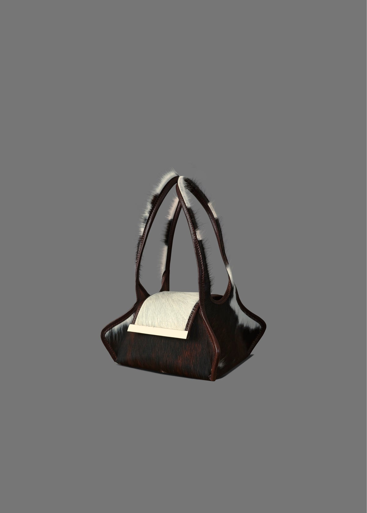 Swing Pony Hair Leather Hand Bag